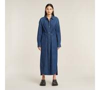 G-Star RAW Robe-Chemise Long Tab Bleu foncé S