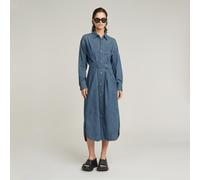 G-Star RAW Robe-Chemise Long Tab Bleu moyen M