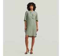 G-star D29019-d724 Short Sleeve Dress Vert XS Femme