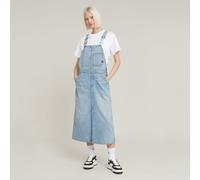 G-Star RAW Robe Midi Dungaree Bleu clair XXS