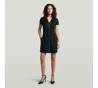 G-star Soft Short Sleeve Short Dress Bleu L Femme