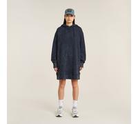 G-Star RAW Robe-Sweat À Capuche Loose Overdyed Bleu foncé XXS