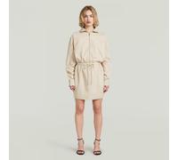 G-star Utility Long Sleeve Dress Beige XL Femme