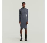 G-Star RAW Robe Washed Slim Rib Bleu foncé XS