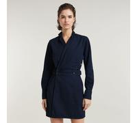 G-Star RAW Robe Wrap Bleu foncé M