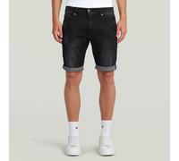 Short Bermuda G Star 3301 Slim Short Md Aged Grey Gris Anthracite Foncé