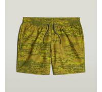G-Star Homme Short Dirik Graphic Swim, Multicolore (bright chartreuse shadow camo D26205-C331-H186), M