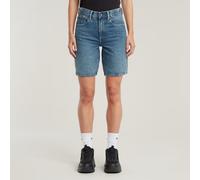 G-star Viktoria Bermuda Clean Edge Denim Shorts Bleu 30 Femme