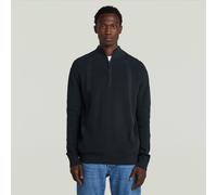 G-Star RAW Structure Half Zip Knit Bleu foncé M