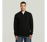 G-Star RAW Structure Half Zip Knit Noir XS