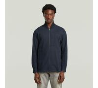 G-Star RAW Surchemise Bomber Collar Zip Bleu foncé S