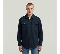 G-Star RAW Surchemise GPO Zip Bleu foncé L
