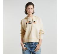 G-Star RAW Sweat À Capuche Old Skool Logo Loose Blanc XXS