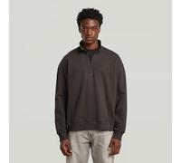 G-Star RAW Sweat Essential Loose Half Zip Brun XS