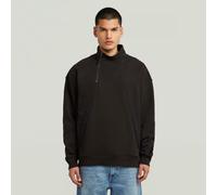 G-Star RAW Sweat Fabric Mix Zip Noir XL