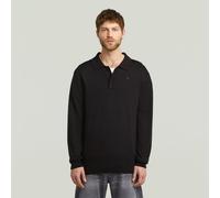 G-Star RAW Sweat Premium Core Dunda Polo Knit Noir XL