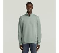 G-Star RAW Sweat Premium Core Half Zip Bleu clair L