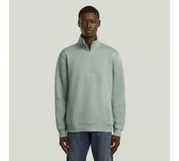 G-Star RAW Sweat Premium Core Half Zip Bleu clair M