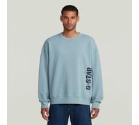 G-Star RAW Sweat Sprayed 89 Loose Bleu clair XS