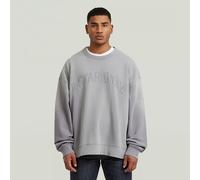 G-Star RAW Sweat Sunfaded Applique Loose Gris M