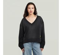 G-Star RAW Sweat Sunfaded V-Neck Loose Noir S