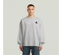 G-star Triangle Sweatshirt Gris S Homme