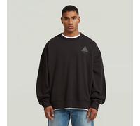 G-star Triangle Sweatshirt Noir L Homme