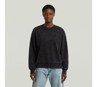 G-Star RAW Sweat Washed A Line Script Noir L