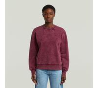 G-Star RAW Sweat Washed A-Line Script Rouge S
