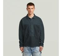 G-Star RAW Sweat Washed Fabric Mix Loose Bleu foncé L
