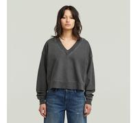 G-Star RAW Sweat Washed Loose V Gris XL
