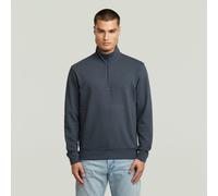 G-Star RAW Sweater Nifous Half Zip Bleu foncé XL