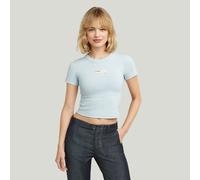 G-star D28940-e385 Short Sleeve T-shirt Bleu M Femme