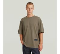 G-Star RAW T-shirt Badge Boxy Brun XS