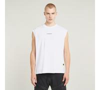 G-star Boxy Sl Sleeveless T-shirt Blanc L Homme