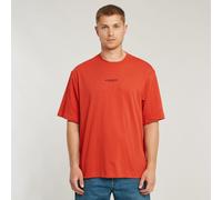 G-Star RAW T-Shirt Center Chest Boxy Rouge S