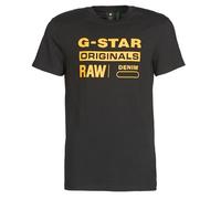 G-Star Raw T-shirt COMPACT JERSEY O in Noir EU L