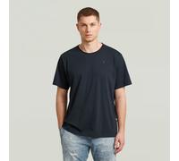 G-Star RAW T-shirt Essential Raw Neck Bleu foncé L