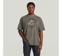G-Star RAW T-shirt Front Angry Bee Brun L