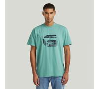 G-Star RAW T-shirt G Icon Graphic Bleu moyen L