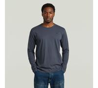 G-Star RAW T-shirt Garment Dyed Chest Logo Bleu foncé XL