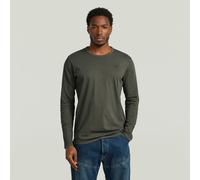 G-Star RAW T-shirt Garment Dyed Chest Logo Gris L