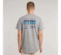 G-Star Homme T-shirt Lash Back Graphic, Gris (grey alloy D26043-C372-G276), M