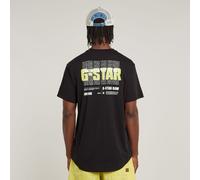 G-Star RAW T-shirt Lash Back Graphic Noir S