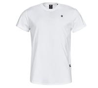 G-star Lash Ribbed Short Sleeve T-shirt Blanc L Homme
