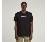 G-Star RAW T-Shirt Old Skool Logo Noir XS