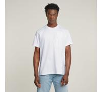 G-Star RAW T-Shirt Outdoor Woven Pocket Loose Blanc M
