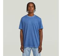 G-Star RAW T-Shirt Overdyed Center Chest Loose Bleu moyen M