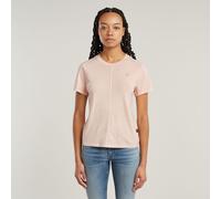 G-Star RAW T-shirt Overdyed Front Seam Rose XXL