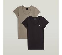 G-Star RAW T-shirt Slim V 2-Pack Multi couleur S